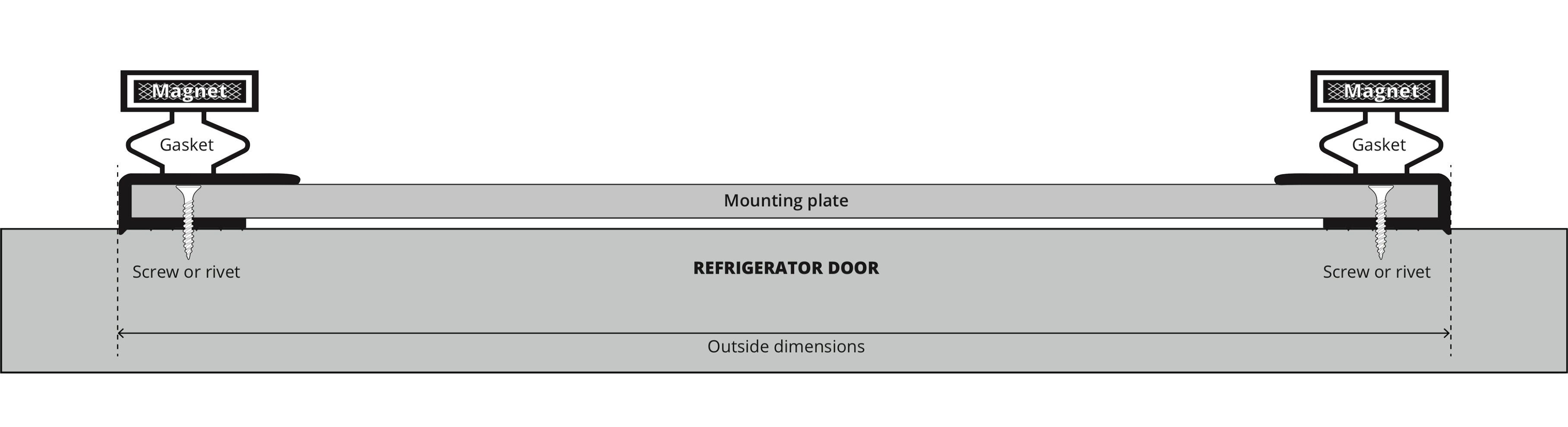 Westinghouse RE391  Fridge & Freezer Combo Seals    Gasket Door Seal 