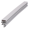 Door gasket profile 182-M in Grey, Inside View. Replacement fridge door gasket produced by DSU Fridge Seal BV.