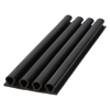 Door gasket profile 57-B in Black, Inside View. Replacement fridge door gasket produced by DSU Fridge Seal BV.