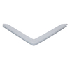 Door gasket profile 195-M in Grey, Front View. Replacement fridge door gasket produced by DSU Fridge Seal BV.