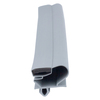Door gasket profile 115-M in Grey, Front View. Replacement fridge door gasket produced by DSU Fridge Seal BV.