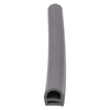 Door gasket profile 44-SIL in Grey, Front View. Replacement fridge door gasket produced by DSU Fridge Seal BV.