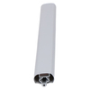 Door gasket profile 123-M in Grey, Front View. Replacement fridge door gasket produced by DSU Fridge Seal BV.