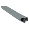Door gasket profile 398-MS in Grey, Outside View. Replacement fridge door gasket produced by DSU Fridge Seal BV. Material type: Soft PVC profile.