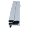 Door gasket profile 215-M in Grey, Front View. Replacement fridge door gasket produced by DSU Fridge Seal BV.