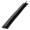 Door gasket profile 110 in Black, Inside View. Replacement fridge door gasket produced by DSU Fridge Seal BV.