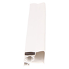 Door gasket profile 205-M in White, Front View. Replacement fridge door gasket produced by DSU Fridge Seal BV.