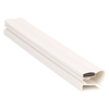 Door gasket profile 121-M in White, Outside View. Replacement fridge door gasket produced by DSU Fridge Seal BV.