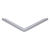 Door gasket profile 21-A in Grey, Front View. Replacement fridge door gasket produced by DSU Fridge Seal BV.