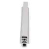 Door gasket profile 311-M in Grey, Front View. Replacement fridge door gasket produced by DSU Fridge Seal BV.