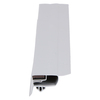 Door gasket profile 170-M in Grey, Front View. Replacement fridge door gasket produced by DSU Fridge Seal BV.