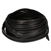 Door gasket profile 1035 in Black, Front View. Replacement fridge door gasket produced by DSU Fridge Seal BV.