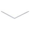 Door gasket profile 4-A in Grey, Front View. Replacement fridge door gasket produced by DSU Fridge Seal BV.