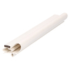 Door gasket profile 74-M in White, Inside View. Replacement fridge door gasket produced by DSU Fridge Seal BV.