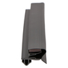 Door gasket profile 82-M in Black, Front View. Replacement fridge door gasket produced by DSU Fridge Seal BV.
