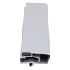 Door gasket profile 305-M in Grey, Front View. Replacement fridge door gasket produced by DSU Fridge Seal BV.