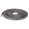 Door gasket profile 43-A20 in Black, Front View. Replacement fridge door gasket produced by DSU Fridge Seal BV.