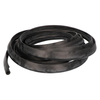 Door gasket profile 1735 in Black, Front View. Replacement fridge door gasket produced by DSU Fridge Seal BV.