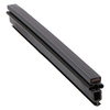 Door gasket profile 184-M in Black, Outside View. Replacement fridge door gasket produced by DSU Fridge Seal BV.