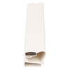 Door gasket profile 121-M in White, Front View. Replacement fridge door gasket produced by DSU Fridge Seal BV.