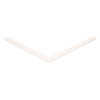 Door gasket profile 173-M in White, Front View. Replacement fridge door gasket produced by DSU Fridge Seal BV.