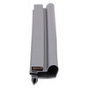 Door gasket profile 30-M in Dark Grey, Front View. Replacement fridge door gasket produced by DSU Fridge Seal BV.
