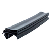 Door gasket profile 315-M in Black, Inside View. Replacement fridge door gasket produced by DSU Fridge Seal BV.