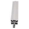 Door gasket profile 312-M in Grey, Front View. Replacement fridge door gasket produced by DSU Fridge Seal BV.