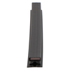 Door gasket profile 500-ME in Black, Front View. Replacement fridge door gasket produced by DSU Fridge Seal BV. Material type: Extended life profile.