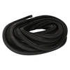 Door gasket profile 52-A in Black, Front View. Replacement fridge door gasket produced by DSU Fridge Seal BV.