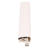 Door gasket profile 179-M in White, Front View. Replacement fridge door gasket produced by DSU Fridge Seal BV.