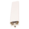Door gasket profile 195-M in White, Front View. Replacement fridge door gasket produced by DSU Fridge Seal BV.