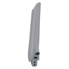 Door gasket profile 53-SIL in Grey, Front View. Replacement fridge door gasket produced by DSU Fridge Seal BV.