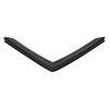 Door gasket profile 195-MS in Black, Front View. Replacement fridge door gasket produced by DSU Fridge Seal BV. Material type: Soft PVC profile.