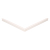 Door gasket profile 16-M in White, Front View. Replacement fridge door gasket produced by DSU Fridge Seal BV.