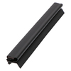 Door gasket profile 325-M in Black, Inside View. Replacement fridge door gasket produced by DSU Fridge Seal BV.