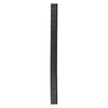Door gasket profile 124-ME in Black, Top View. Replacement fridge door gasket produced by DSU Fridge Seal BV. Material type: Extended life profile.