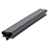 Door gasket profile 295-M in Dark Grey, Inside View. Replacement fridge door gasket produced by DSU Fridge Seal BV.