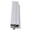 Door gasket profile 111-M in Grey, Front View. Replacement fridge door gasket produced by DSU Fridge Seal BV.