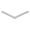 Door gasket profile 227-A in Grey, Front View. Replacement fridge door gasket produced by DSU Fridge Seal BV.