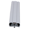 Door gasket profile 301-M in Grey, Front View. Replacement fridge door gasket produced by DSU Fridge Seal BV.