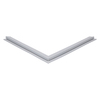 Door gasket profile 272-M in Grey, Front View. Replacement fridge door gasket produced by DSU Fridge Seal BV.