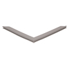 Door gasket profile 332-ME in Dark Grey, Front View. Replacement fridge door gasket produced by DSU Fridge Seal BV. Material type: Extended life profile.