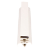 Door gasket profile 34-M in White, Front View. Replacement fridge door gasket produced by DSU Fridge Seal BV.