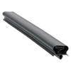 Door gasket profile 295-M in Black, Outside View. Replacement fridge door gasket produced by DSU Fridge Seal BV.
