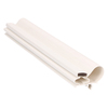 Door gasket profile 74-M in White, Outside View. Replacement fridge door gasket produced by DSU Fridge Seal BV.