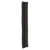 Door gasket profile 118 in Black, Top View. Replacement fridge door gasket produced by DSU Fridge Seal BV.