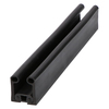 Door gasket profile 43-A28 in Black, Inside View. Replacement fridge door gasket produced by DSU Fridge Seal BV.