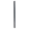 Door gasket profile 128-ME in Dark Grey, Top View. Replacement fridge door gasket produced by DSU Fridge Seal BV. Material type: Extended life profile.