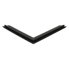 Door gasket profile 82-M in Black, Front View. Replacement fridge door gasket produced by DSU Fridge Seal BV.